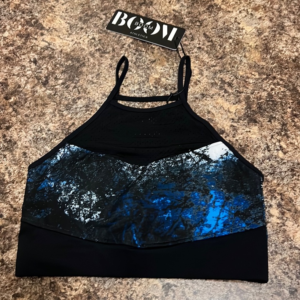 Cutaway Halter Crop Bra